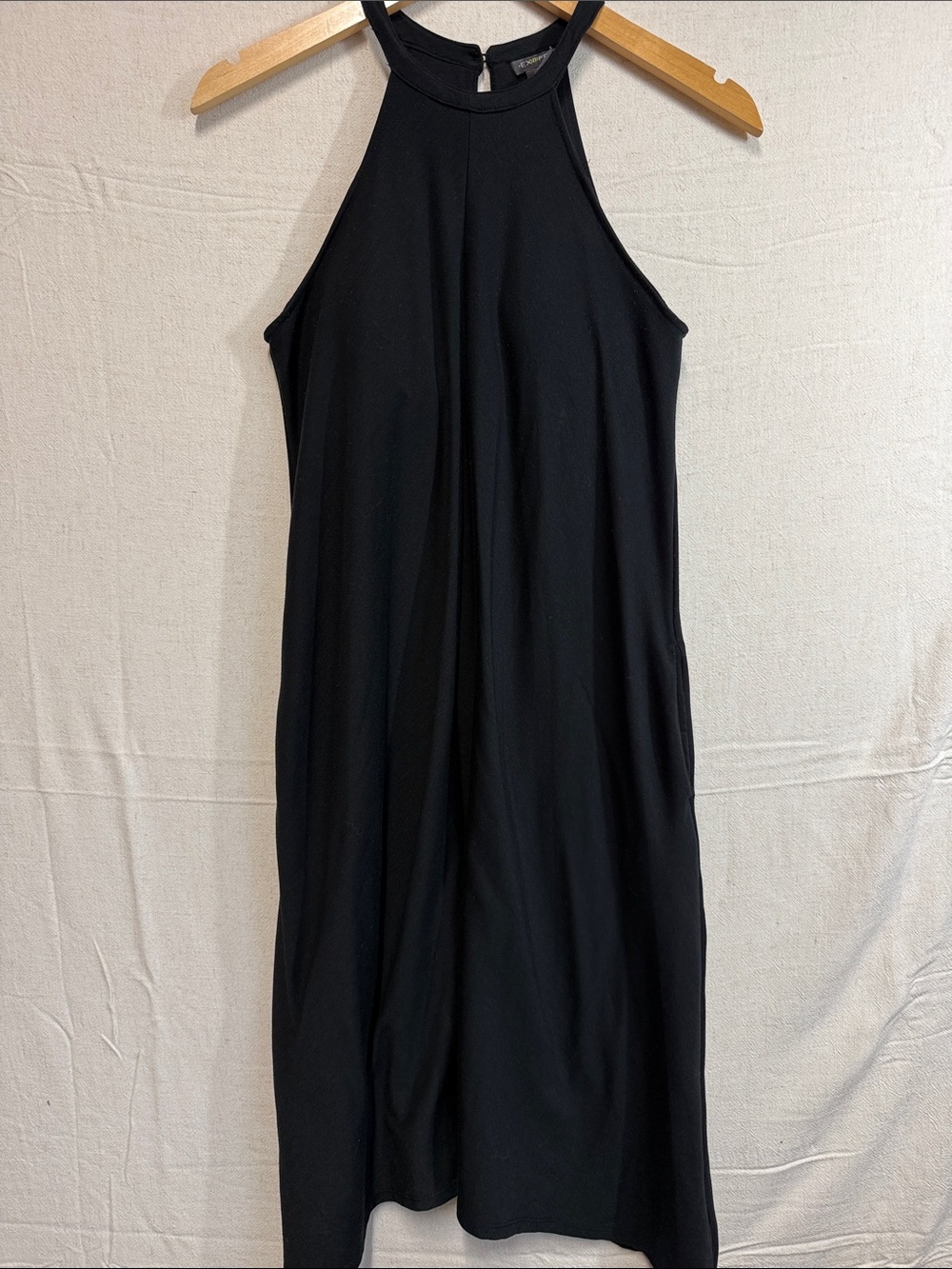 Exofficio Black Halter Midi Dress